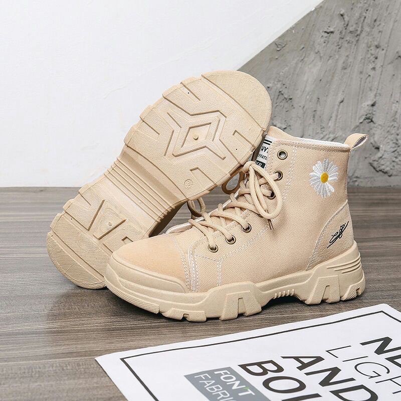Boot hoa cúc - Bốt cao cổ hoa cúc(G27)