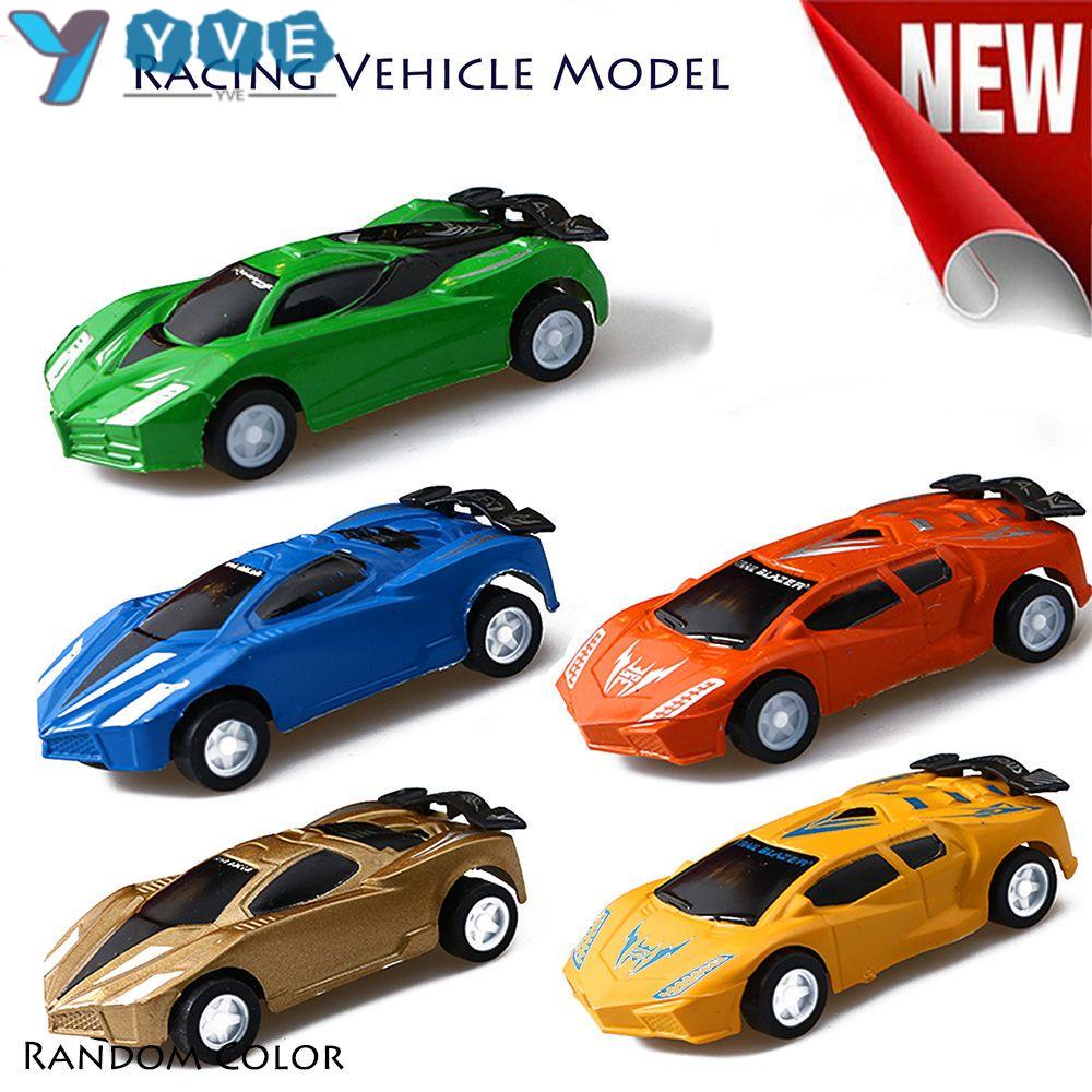 Set 4/8 mô hình xe đua đồ chơi mini bằng nhựa sáng tạo cho bé