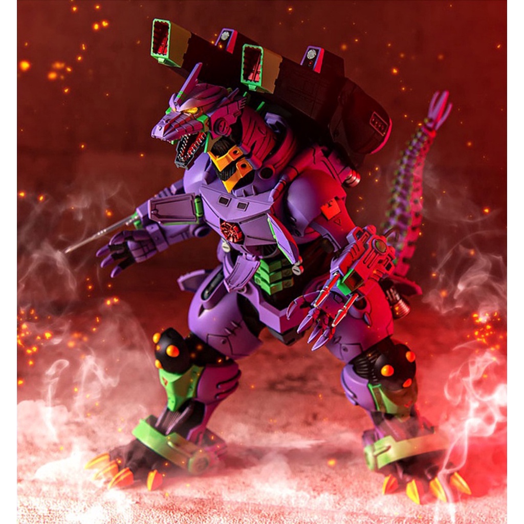 Mô Hình Lắp Ráp Godzilla vs. Evangelion Mechagodzilla (Type-3 Kiryu EVA Unit-01 Color Ver.)