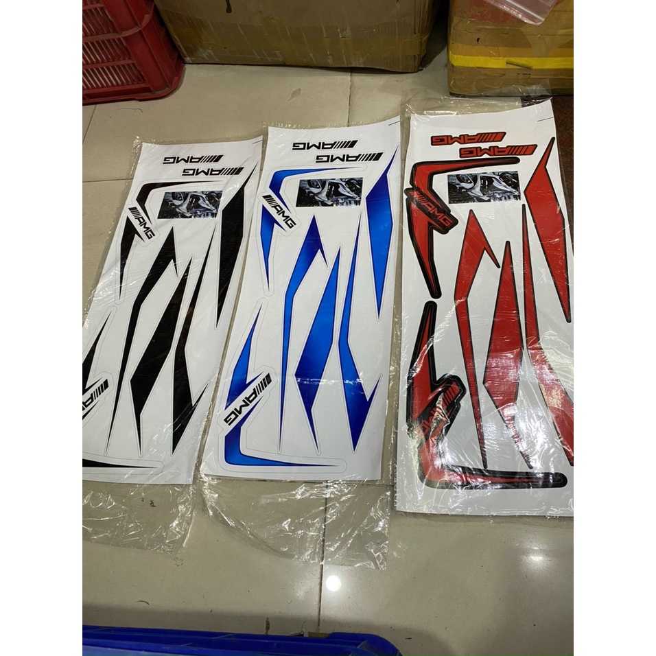 Tem AMG Mẫu mới Dán Xe Sh 2017-2022 Cực Đẹp &lt; tem 3 lớp chống nước&gt;