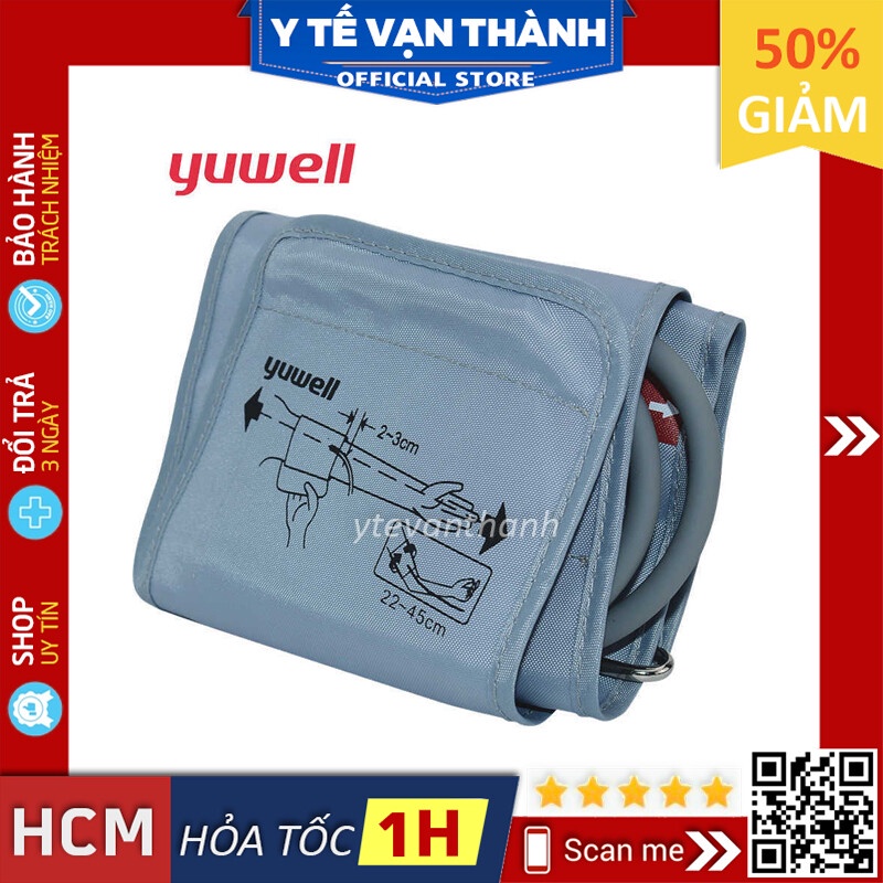 ✅ Bao Vải Huyết Áp (Vòng Bít, Túi Hơi) Yuwell | Dùng được cho các dòng huyết áp điện tử khác -VT0020