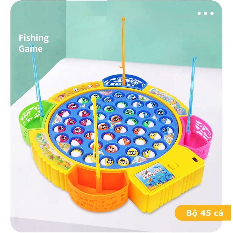 Bộ đồ chơi câu cá trẻ em - Trò chơi giáo dục cho bé trai và bé gái A1