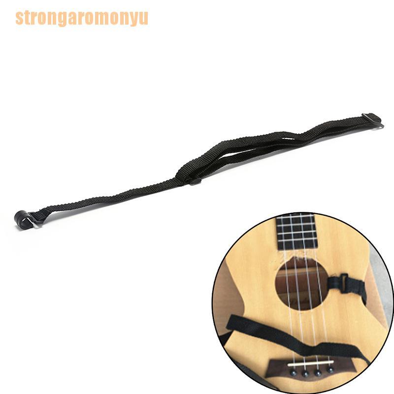 1 Dây Đeo Đàn Guitar Ukulele Màu Đen Có Thể Điều Chỉnh