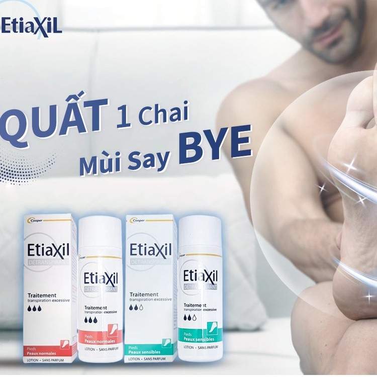 Lotion khử mùi Etiaxil ngăn ngừa mồ hôi chân 100ml