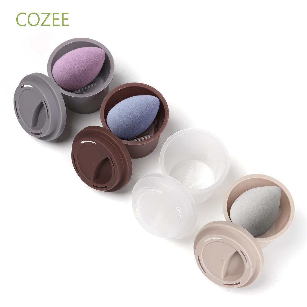 Hộp đựng bông phấn trang điểm hình quả trứng nhiều màu sắc tiện dụng | BigBuy360 - bigbuy360.vn