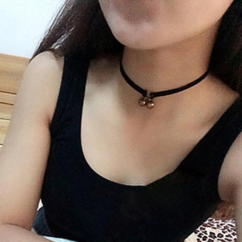 Vòng Cổ Choker Da Phối Ren Màu Đen Phong Cách Cổ Điển 2017 Cho Nữ