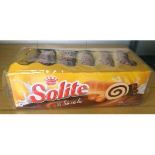 Bánh bông lan Solite cuộn kem socola 360g