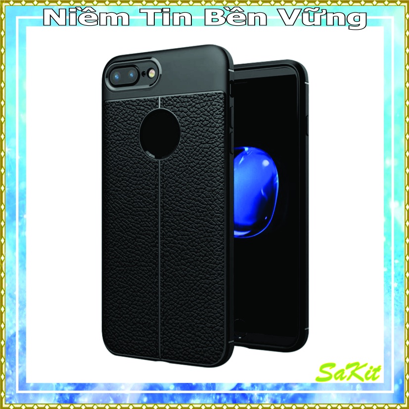 Ốp lưng vân da mỏng auto focus cho điên thoại 6plus, 6s plus, 7plus, 8plus