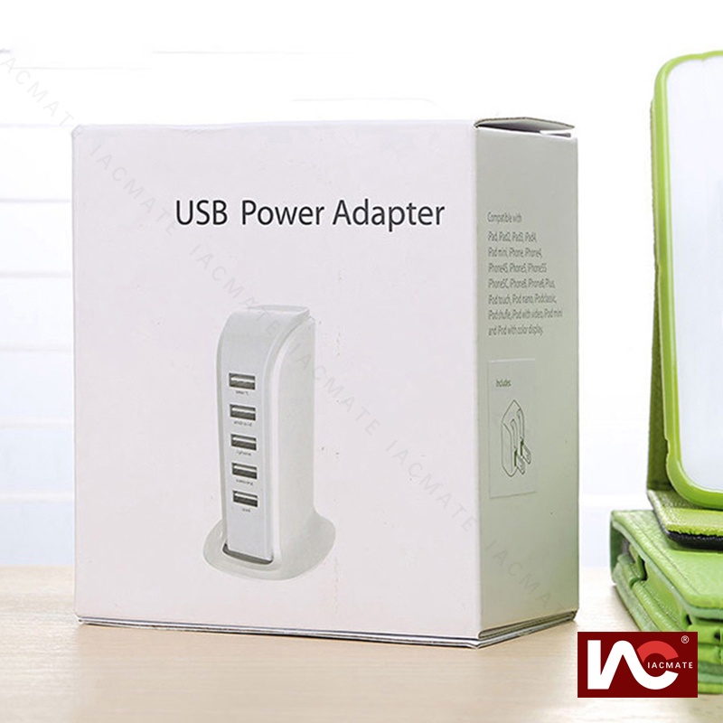 Đầu Sạc Chia 5 Cổng USB 5V4A Tiện Dụng Chất Lượng Cao
