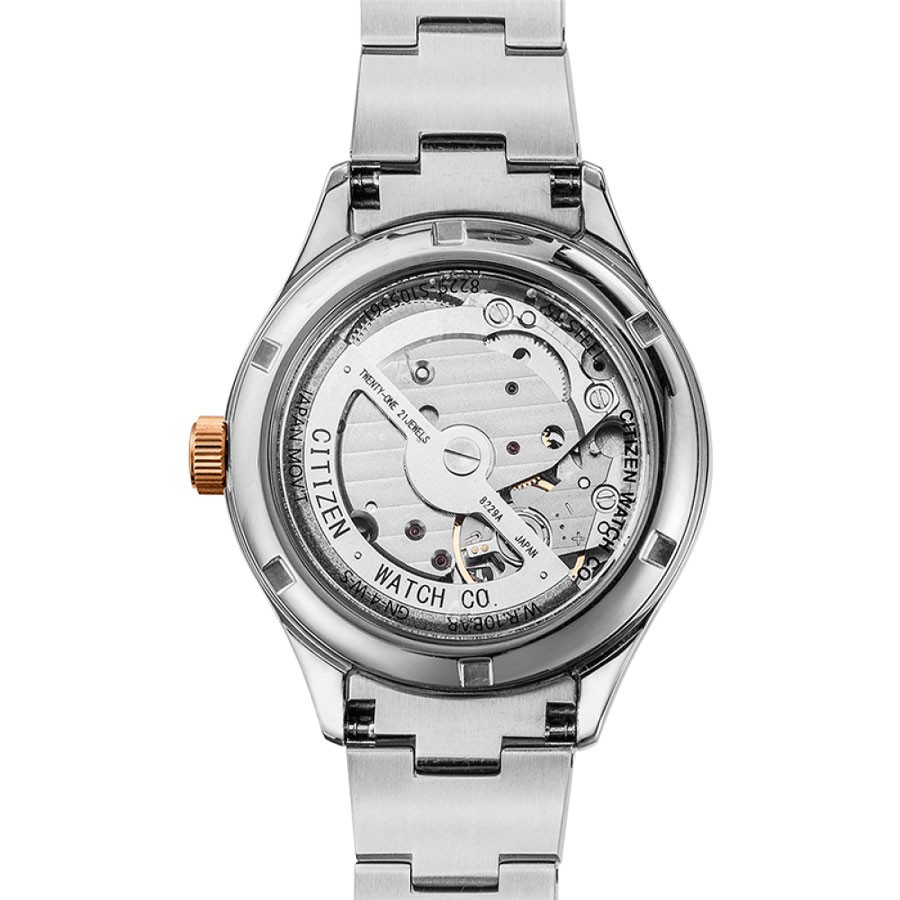 Đồng Hồ Nữ Citizen Đính Đá Swarovski Dây Thép Không Gỉ PC1009-51W - Mặt Hồng (Sapphire)