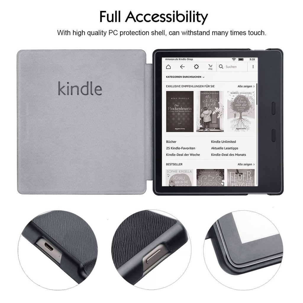 [Kindle Oasis 2&amp;3] Smart Cover bao da thông minh tự động tắt mở máy