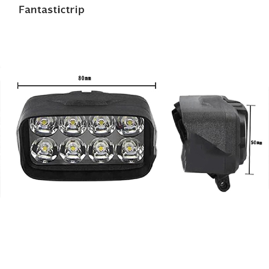 1 Đèn Pha 8 Bóng LED Siêu Sáng Chất Lượng Cao Cho Xe Hơi Xe Máy