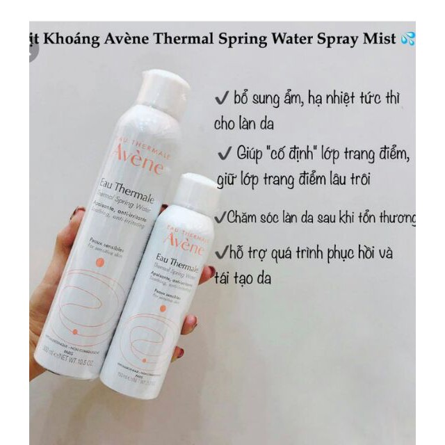 XỊT KHOÁNG AVÈNE 300ml xuất xứ PHÁP (Bestseller)