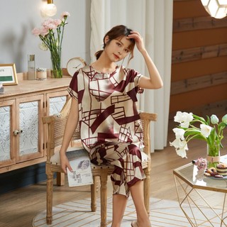 Đồ bộ vải lụa satin mát lạnh mặc nhà