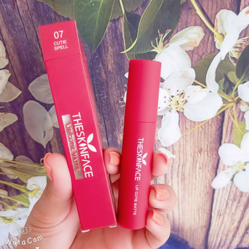 (CHÍNH HÃNG) Son Kem Lì The Skin Face Lip Cutie Matte