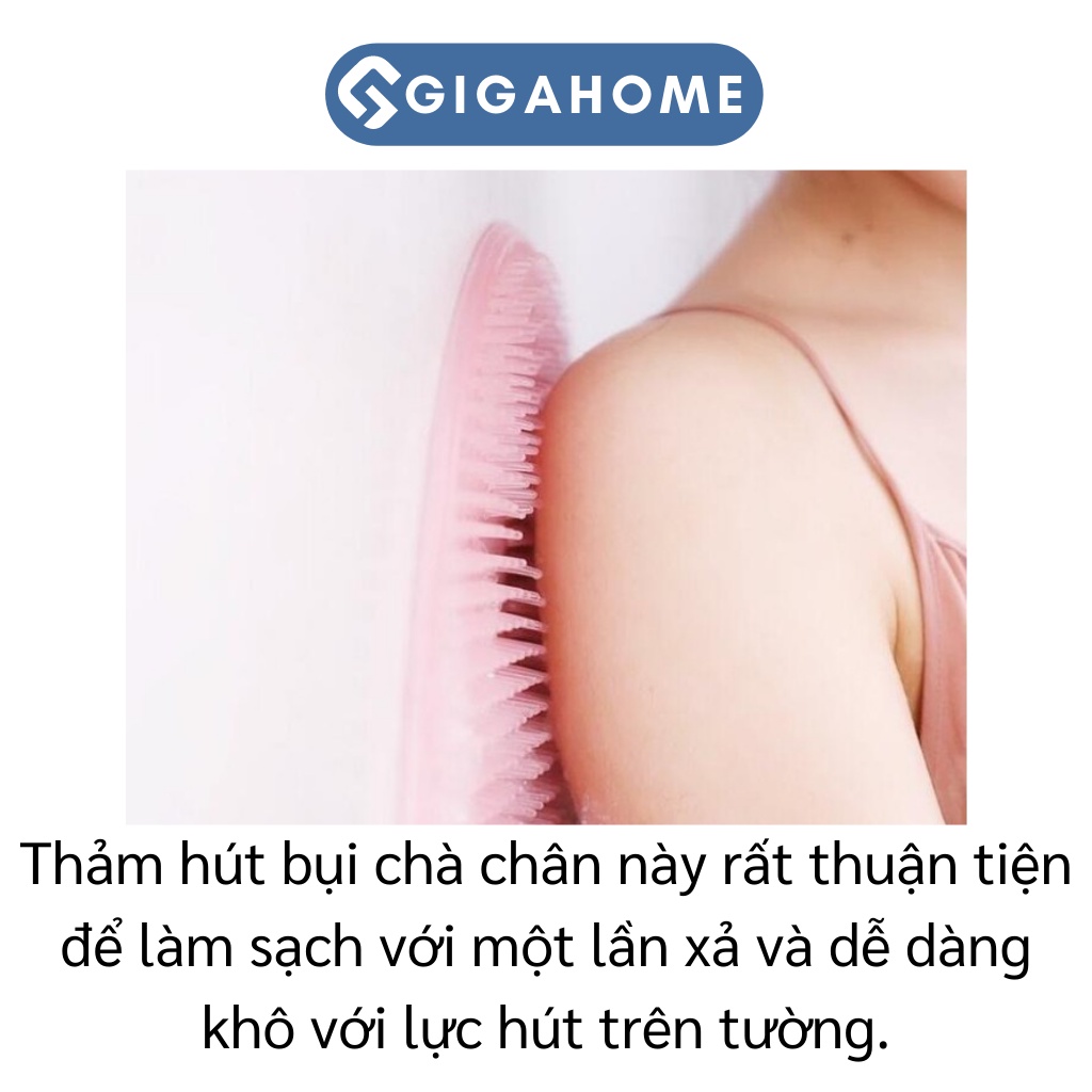 Thảm Nhà Tắm Có Gai Massage Bàn Chân, Chà Lưng GIGAHOME Hít Tường Chắc Chắn 9115