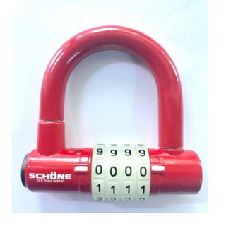 Ổ Khóa Số Dạ Quang SCHONE SC-801 Cao Cấp ( Màu Đỏ )