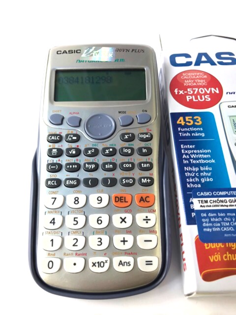 (Lỗi 1 đổi 1)(sỉ ibox) máy tính casio fx 570vn plus