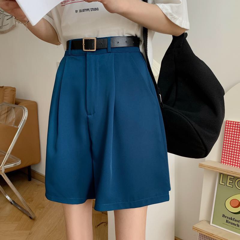 Quần sooc lửng ống rộng cạp cao_Quần đùi Unisex 2066 | BigBuy360 - bigbuy360.vn