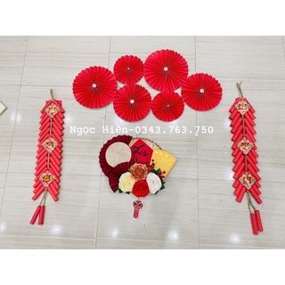 Set trang trí tết