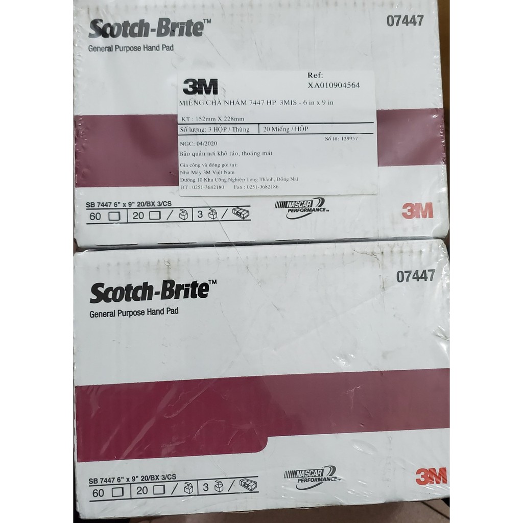 Nhám Bùi nhùi 3M Scotch Brite 7447 (20m/hộp)