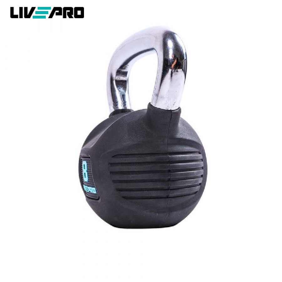 Tạ ấm, tạ bình vôi 4KG tập tay mông dụng cụ tập gym tại nhà các loại Livepro chính hãng Kettlebell