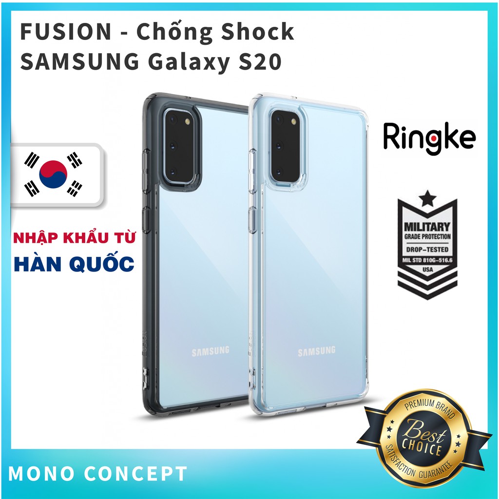 Ốp Lưng Samsung S20 -  Ringke Fusion