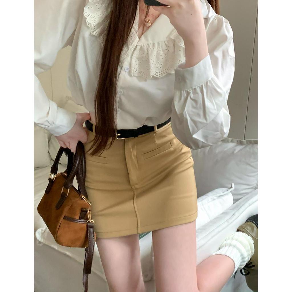 Chân Váy Chữ A Lưng Cao Thời Trang Nữ Tính