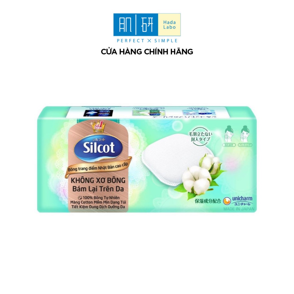 [QUÀ TẶNG] Bông tẩy trang (trang điểm) Silcot Nhật Bản hộp 10 miếng