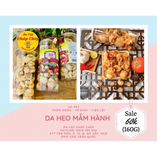 [Ăn Là Ghiền] Da Heo Sấy Mắm Hành 160g Thơm Ngon - Vệ Sinh - Tiện Lợi