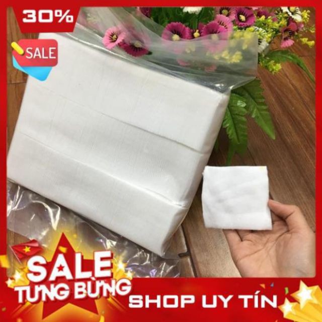 Bông tẩy trang cắt sẵn mềm mịn cao cấp