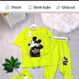 Đồ bộ mickey shopee live 3230k