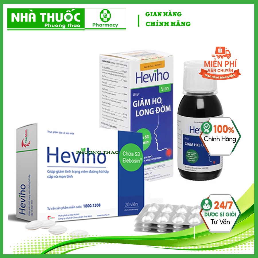 Heviho - Hỗ trợ giảm ho từ thảo dược Thái Minh