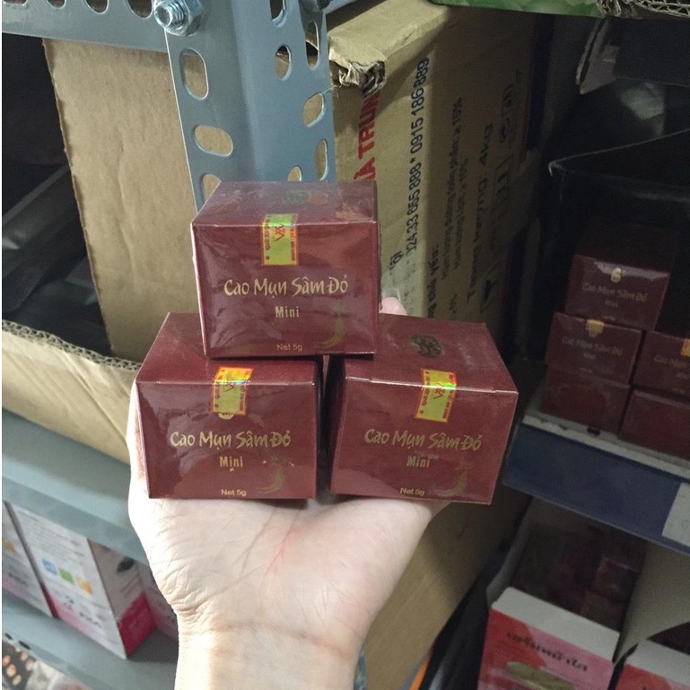 [Ảnh thật] cao mụn sâm đỏ chính hãng