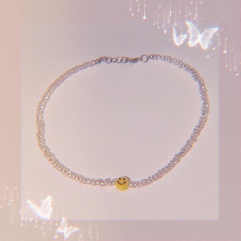 vòng đeo cổ handmade cho nam hạt trong lõi bạc iconsmile