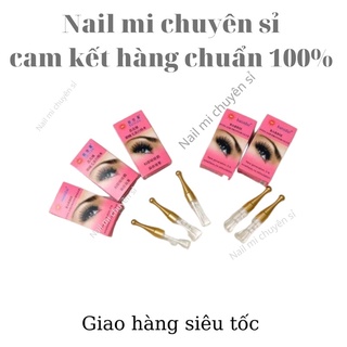 Keo dán trục cố định mi khi uốn nắp vàng