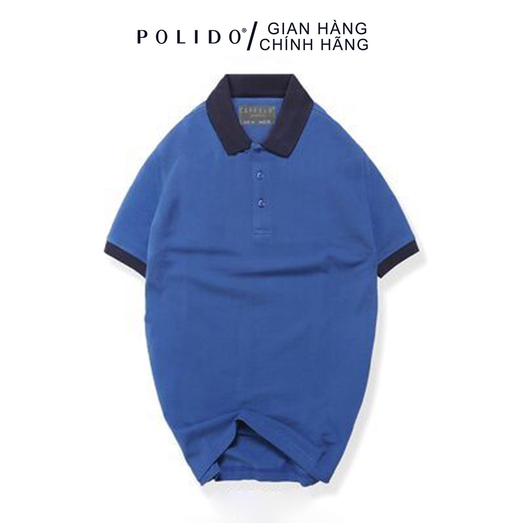 Áo Polo Trơn Phối Bo CEFFYLO Vải Cotton 100% 7 Màu Trẻ Trung