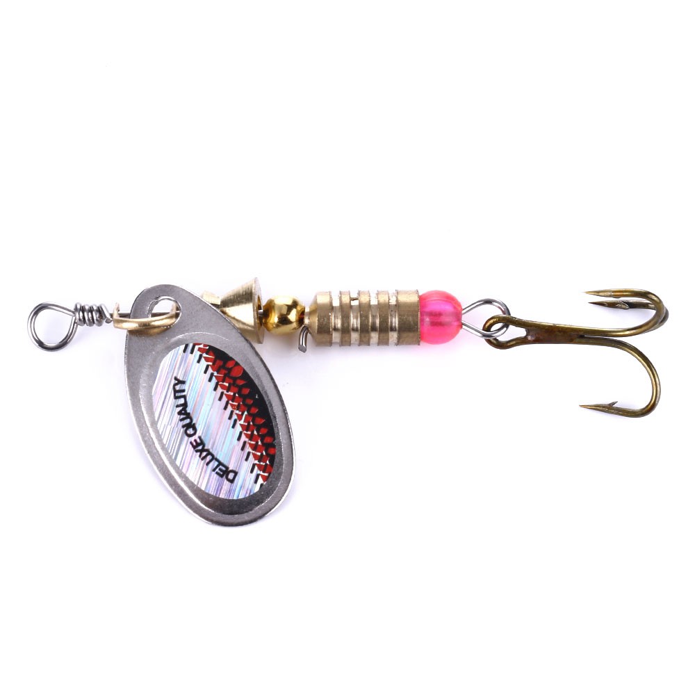 Mồi câu cá giả HENGJIA SPINNER bằng kim loại 3.2g 3.7g 5.1g 3.6g