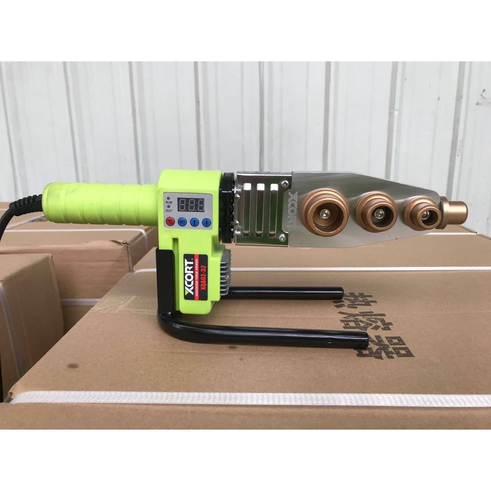 Máy hàn ống nhiệt - Máy hàn ống nhựa 1000W Model XQA02-32 Hàn ống điện tử kèm đầu ống