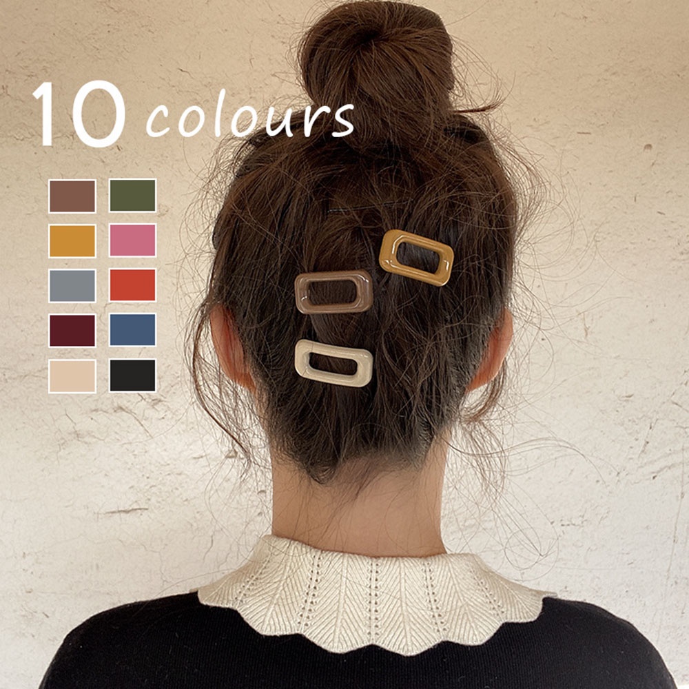 Kẹp Tóc Màu Sắc Ngọt Ngào Cho Nữ