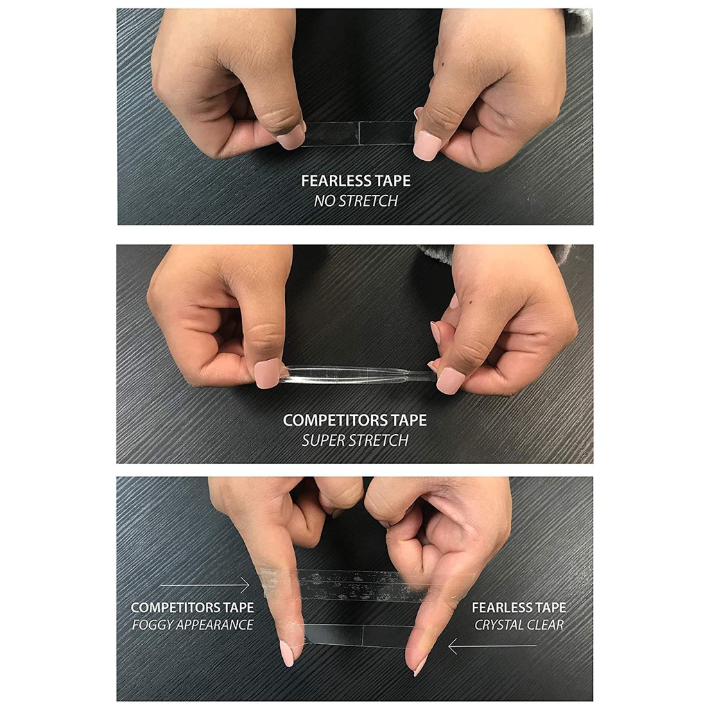 Băng Keo Hai Mặt Màu Trong Suốt Không Trượt Tạo Dáng Cơ Thể Và Quần Áo