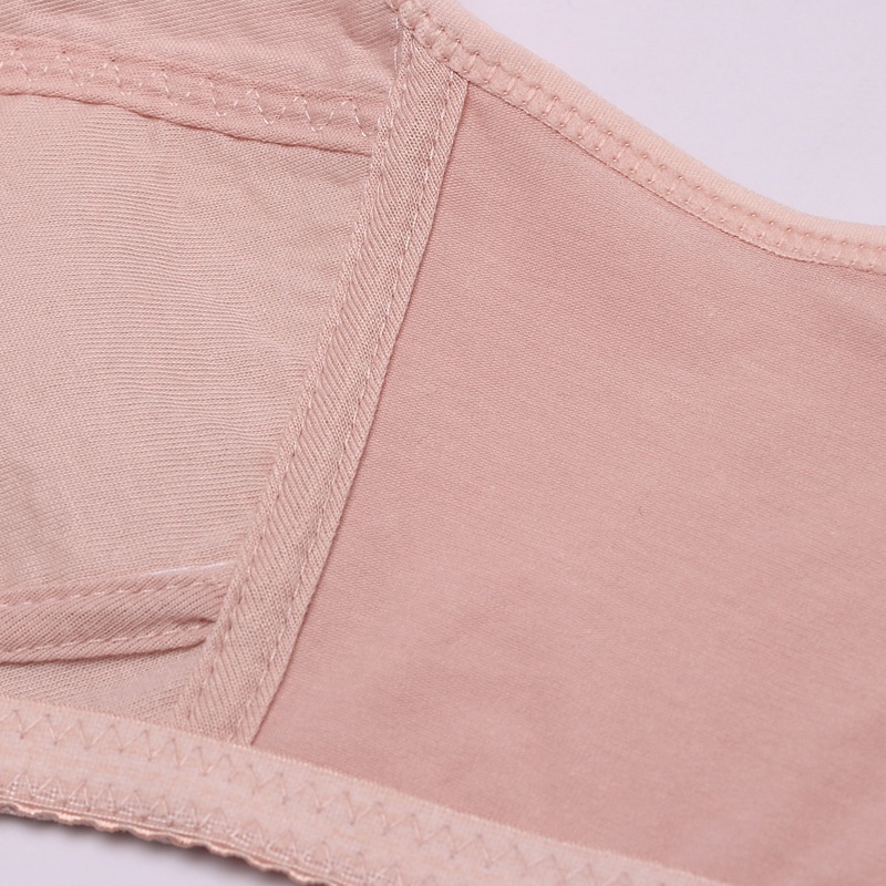 Áo ngực thể thao cotton cài nút phía trước cho phụ nữ trung niên và lớn tuổi N-11