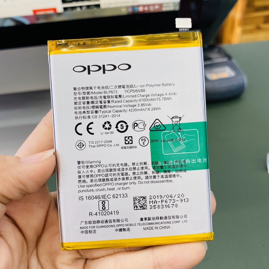 Pin Oppo A3S ( BLP673) chính hãng , bảo hành đổi trả