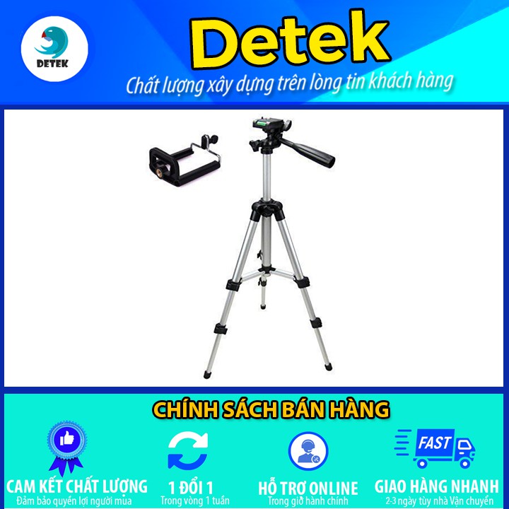 Chân chụp ảnh tripod 3110 tặng kèm đầu kẹp điện thoại