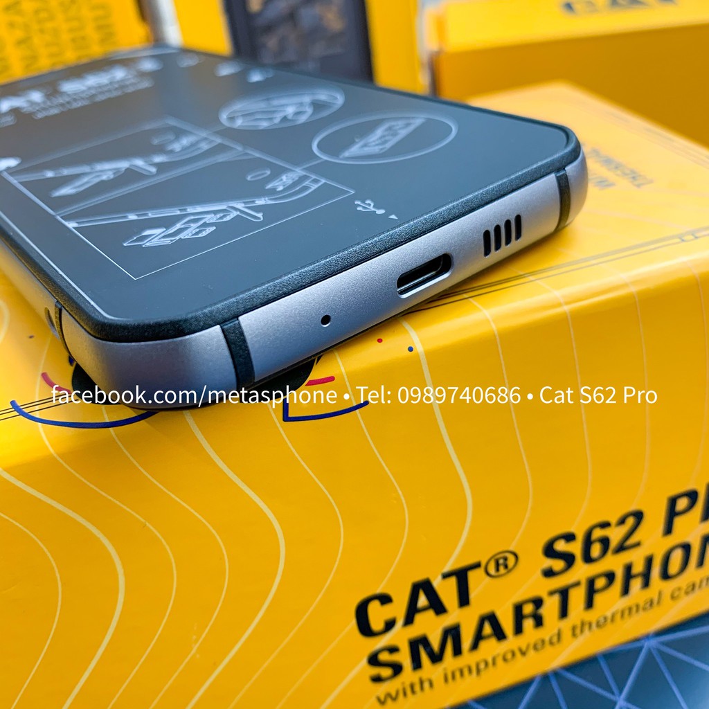 Điện thoại siêu bền Caterpillar CAT S62 Pro, hai sim.