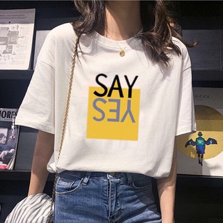 Áo thun nữ cổ tròn dáng suông chất cotton mềm