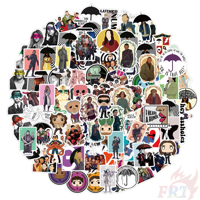 100Pcs/Set ❉ The Umbrella Academy Series B Stickers ❉ Waterproof DIY Fashion Decals Doodle Stickers