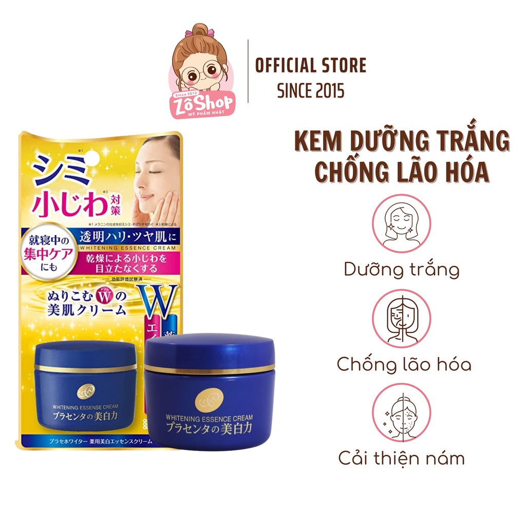 Kem Nhau Thai Meishoku Placenta Dưỡng Trắng, Giảm Nhăn, Chống Lão Hóa 55g