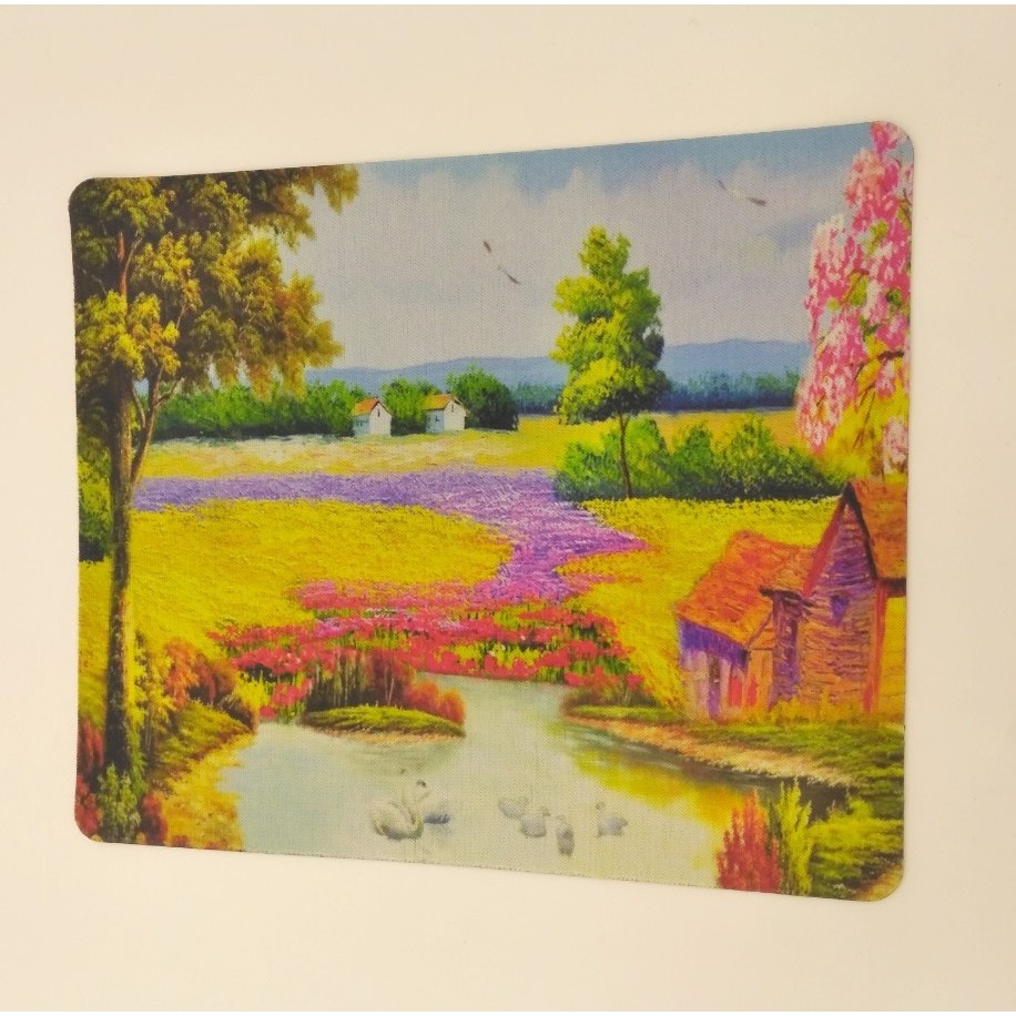 Miếng lót chuột, bàn di chuột 20 x 26 phong cảnh đẹp