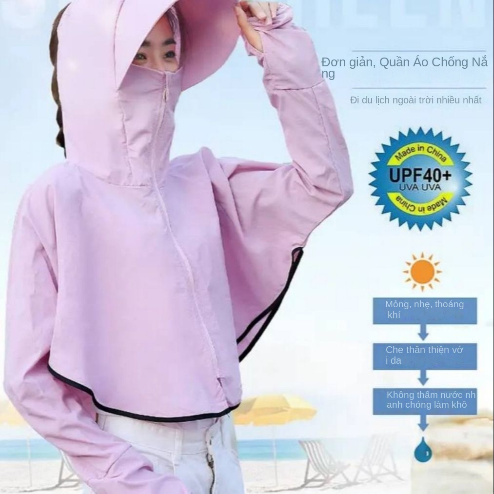 Mũ Tích Hợp Khăn Choàng Chống Nắng Vành Rộng Chống Tia Cực Tím Thời Trang Cho Nữ